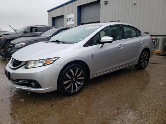 19XFB2F99EE008232 - 2014 HONDA CIVIC EXL SILVER photo 1