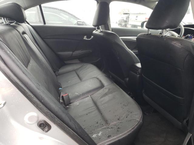 19XFB2F99EE008232 - 2014 HONDA CIVIC EXL SILVER photo 10