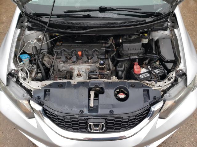 19XFB2F99EE008232 - 2014 HONDA CIVIC EXL SILVER photo 11