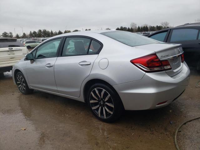 19XFB2F99EE008232 - 2014 HONDA CIVIC EXL SILVER photo 2