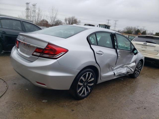 19XFB2F99EE008232 - 2014 HONDA CIVIC EXL SILVER photo 3