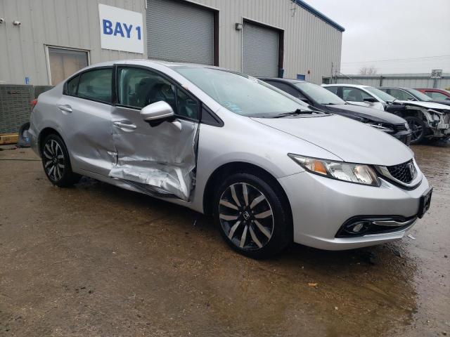 19XFB2F99EE008232 - 2014 HONDA CIVIC EXL SILVER photo 4
