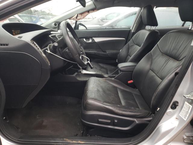 19XFB2F99EE008232 - 2014 HONDA CIVIC EXL SILVER photo 7