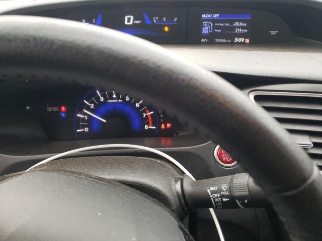 19XFB2F99EE008232 - 2014 HONDA CIVIC EXL SILVER photo 9