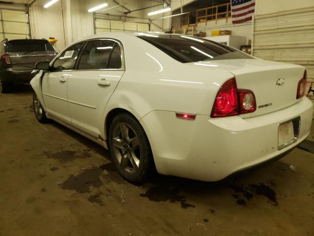 1G1ZC5EB4AF208220 - 2010 CHEVROLET MALIBU 1LT WHITE photo 2