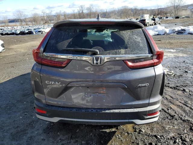 2HKRW2H51MH651809 - 2021 HONDA CR-V EX GRAY photo 6