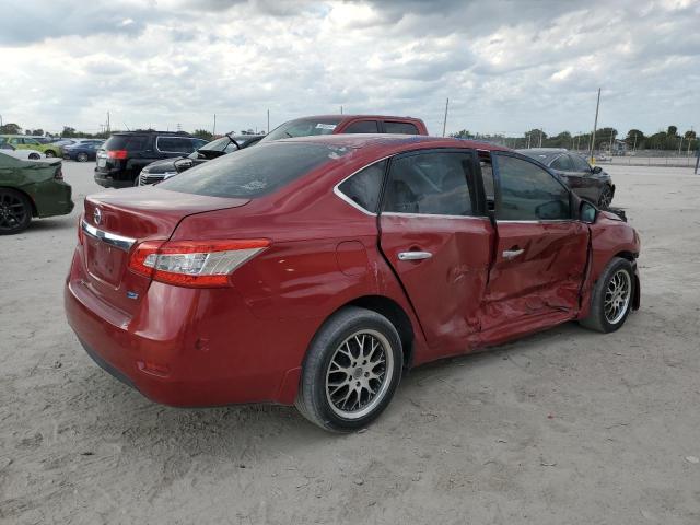 3N1AB7AP3DL770885 - 2013 NISSAN SENTRA S RED photo 3