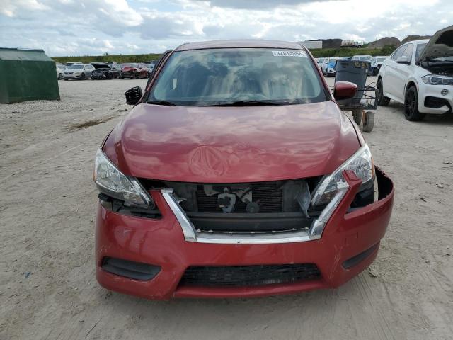 3N1AB7AP3DL770885 - 2013 NISSAN SENTRA S RED photo 5