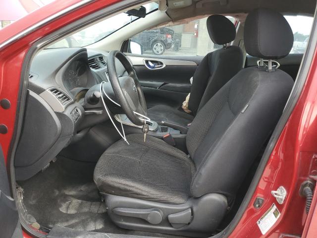 3N1AB7AP3DL770885 - 2013 NISSAN SENTRA S RED photo 7