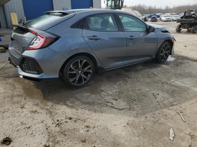 SHHFK7H42JU238647 - 2018 HONDA CIVIC SPORT GRAY photo 3