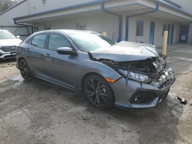 SHHFK7H42JU238647 - 2018 HONDA CIVIC SPORT GRAY photo 4