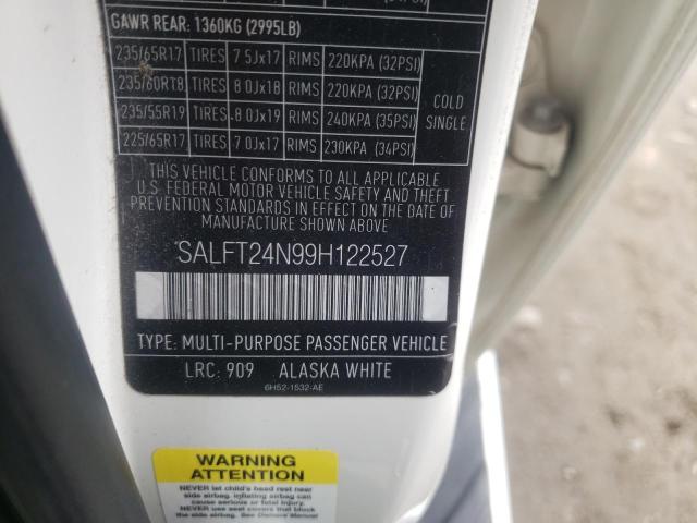 SALFT24N99H122527 - 2009 LAND ROVER LR2 HSE TECHNOLOGY WHITE photo 13
