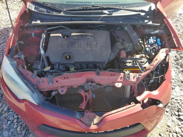 2T1BURHE9EC044271 - 2014 TOYOTA COROLLA L RED photo 11