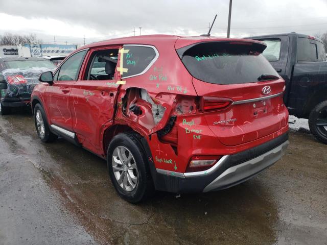 5NMS2CAD1LH294129 - 2020 HYUNDAI SANTA FE SE RED photo 2