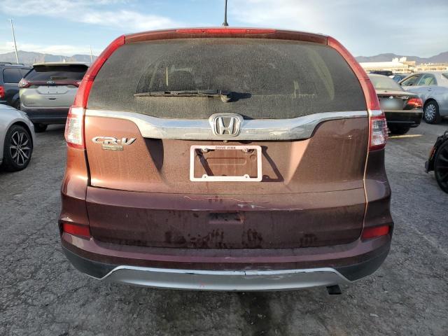 3CZRM3H51GG722185 - 2016 HONDA CR-V EX MAROON photo 6