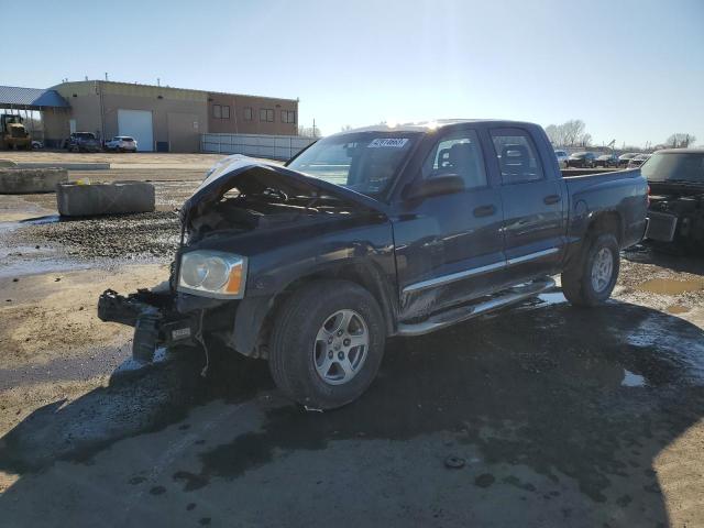 1D7HW58N06S643899 - 2006 DODGE DAKOTA QUAD LARAMIE BLUE photo 1