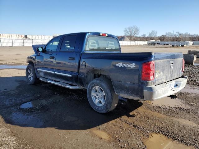 1D7HW58N06S643899 - 2006 DODGE DAKOTA QUAD LARAMIE BLUE photo 2