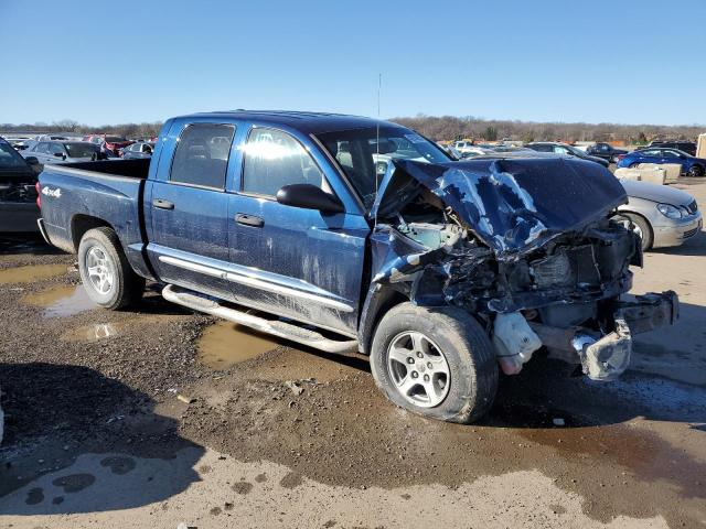 1D7HW58N06S643899 - 2006 DODGE DAKOTA QUAD LARAMIE BLUE photo 4