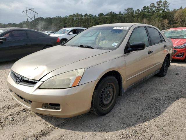 1HGCM56197A186142 - 2007 HONDA ACCORD VALUE TAN photo 1