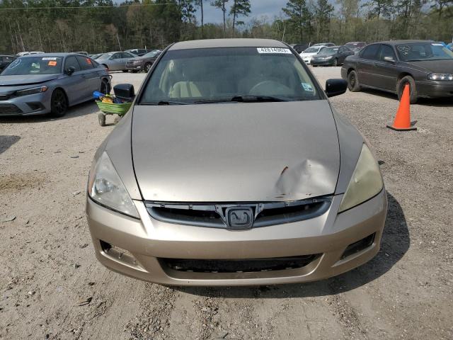 1HGCM56197A186142 - 2007 HONDA ACCORD VALUE TAN photo 5