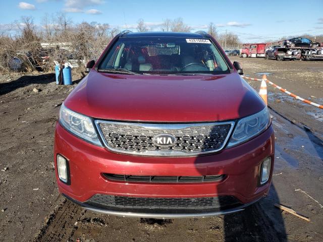 5XYKWDA77FG554603 - 2015 KIA SORENTO SX RED photo 5