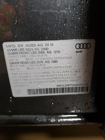 WA1L2AFP3GA098313 - 2016 AUDI Q5 PREMIUM PLUS GRAY photo 13