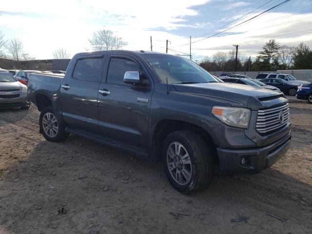 5TFAY5F18EX411820 - 2014 TOYOTA TUNDRA CREWMAX PLATINUM BLUE photo 4