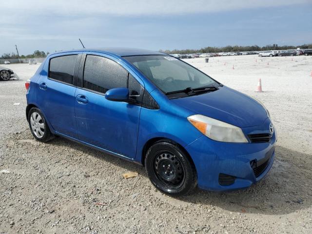 JTDKTUD38CD520973 - 2012 TOYOTA YARIS BLUE photo 4