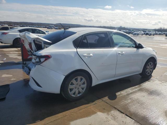 3KPA24AD3ME378902 - 2021 KIA RIO LX WHITE photo 3