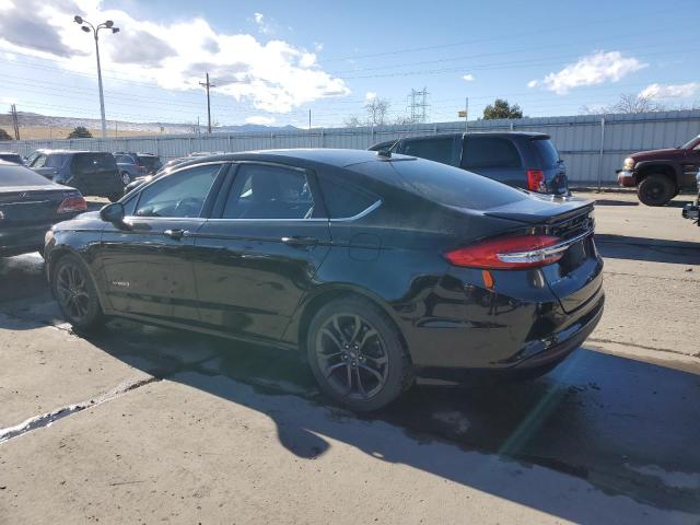 3FA6P0LU6JR249365 - 2018 FORD FUSION SE HYBRID BLACK photo 2