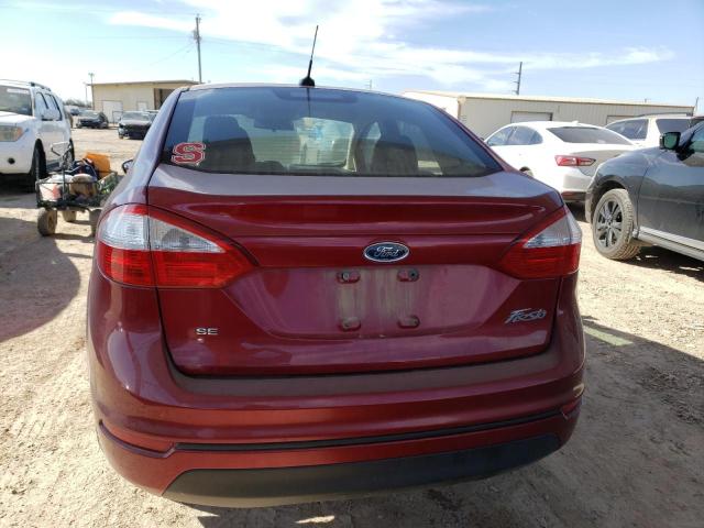 3FADP4BJ8GM167259 - 2016 FORD FIESTA SE RED photo 6