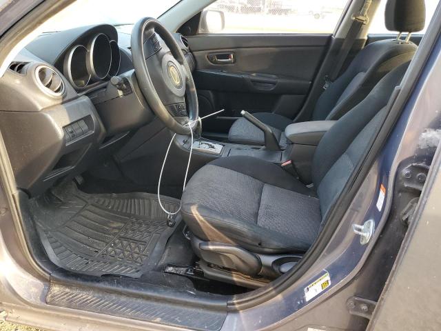 JM1BK32F671603612 - 2007 MAZDA 3 I GRAY photo 7