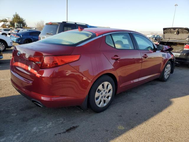 KNAGM4A79B5067687 - 2011 KIA OPTIMA LX RED photo 3