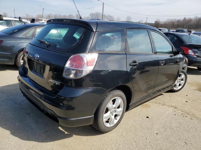 2T1KR32E68C708182 - 2008 TOYOTA COROLLA MA XR BLACK photo 3