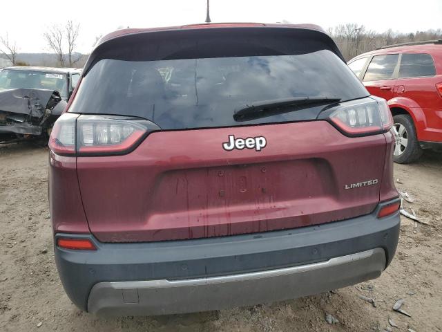 1C4PJLDB5KD185344 - 2019 JEEP CHEROKEE LIMITED BURGUNDY photo 6