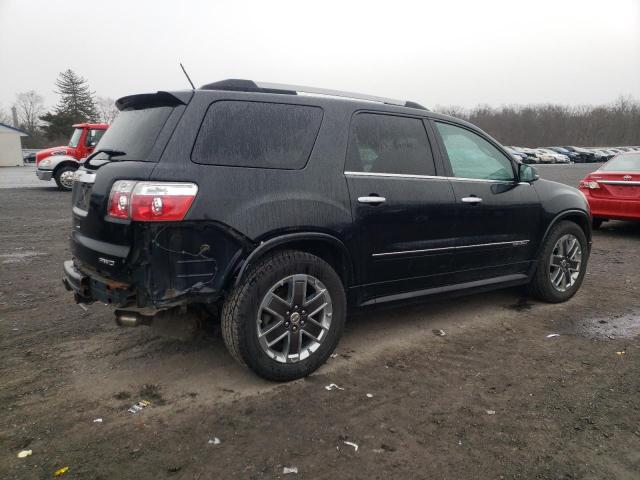 1GKKVTED7BJ343784 - 2011 GMC ACADIA DENALI BLACK photo 3