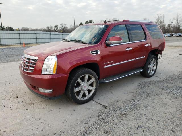 1GYS4BEF2ER116710 - 2014 CADILLAC ESCALADE LUXURY RED photo 1