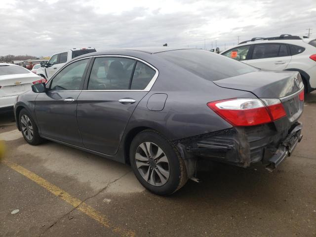 1HGCR2F34EA179677 - 2014 HONDA ACC SEDAN LX GRAY photo 2