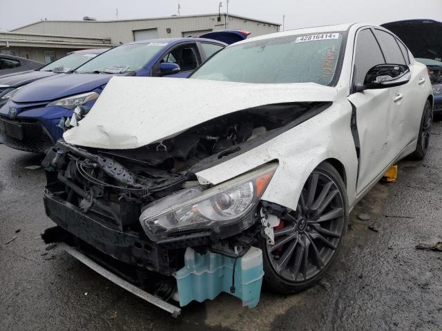 JN1FV7AP4HM850379 - 2017 INFINITI Q50 RED SPORT 400 WHITE photo 1