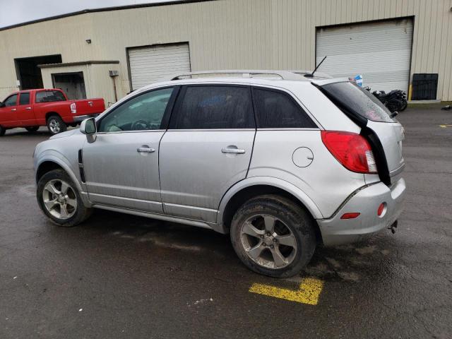 3GNAL4EK3ES645035 - 2014 CHEVROLET CAPTIVA LTZ SILVER photo 2