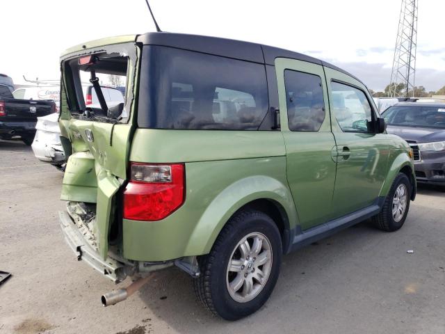 5J6YH28796L025554 - 2006 HONDA ELEMENT EX GREEN photo 3