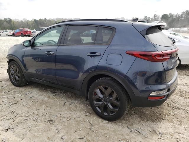 KNDP63AC4N7020645 - 2022 KIA SPORTAGE S BLUE photo 2