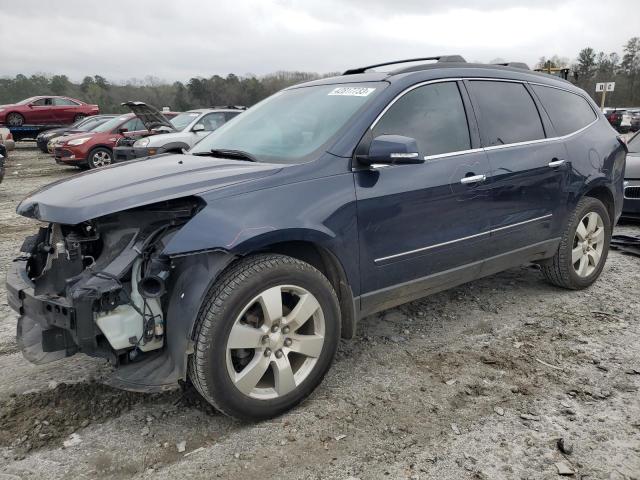 1GNKRJKD2FJ365343 - 2015 CHEVROLET TRAVERSE LTZ BLUE photo 1