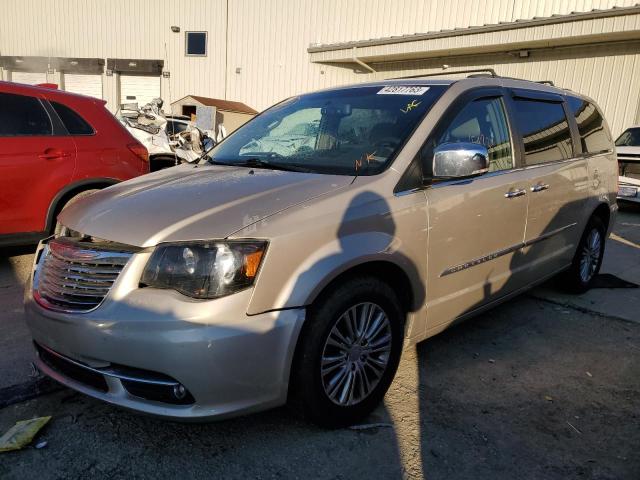 2C4RC1CG5DR511535 - 2013 CHRYSLER TOWN & COU TOURING L SILVER photo 1