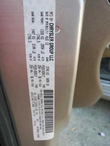 2C4RC1CG5DR511535 - 2013 CHRYSLER TOWN & COU TOURING L SILVER photo 13