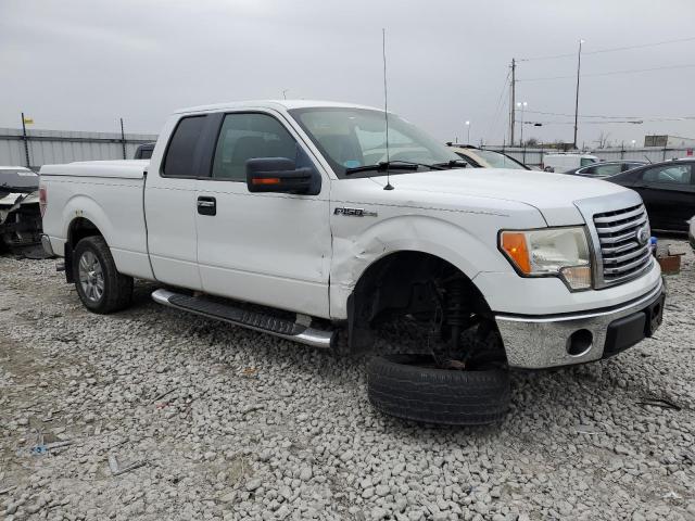 1FTEX1C87AFB05299 - 2010 FORD F150 SUPER CAB WHITE photo 4