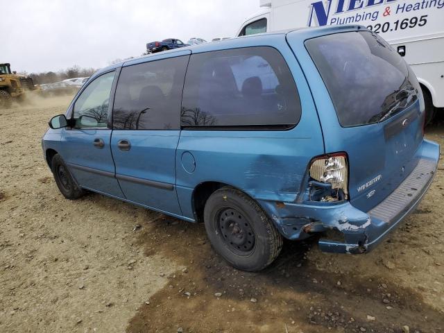 2FMZA50463BB40153 - 2003 FORD WINDSTAR WAGON BLUE photo 2