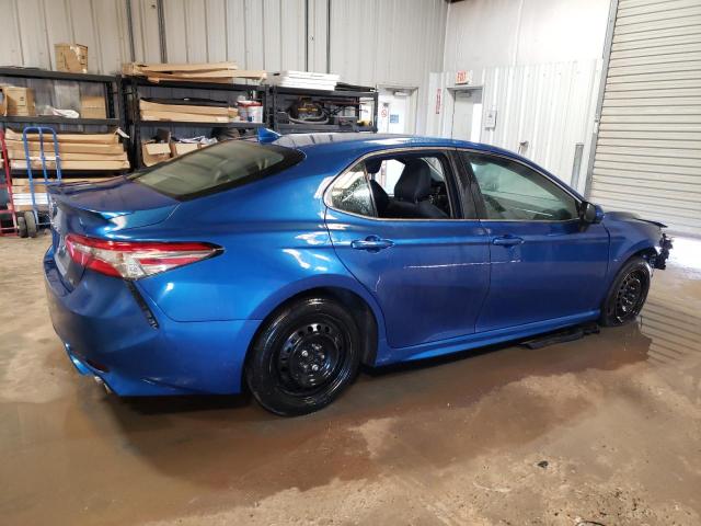 4T1B11HK2KU174273 - 2019 TOYOTA CAMRY L BLUE photo 3