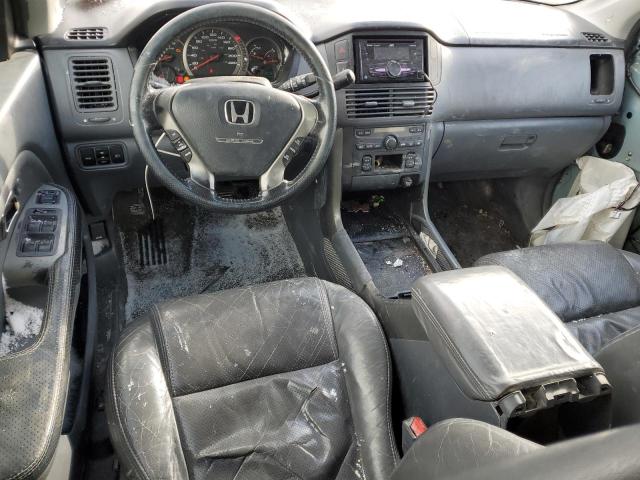 2HKYF18513H004346 - 2003 HONDA PILOT EXL BLUE photo 8