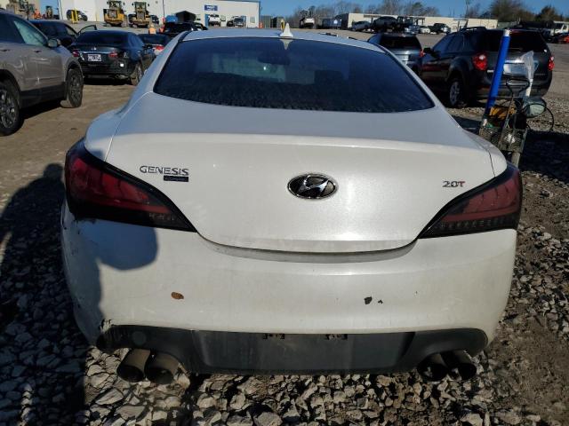 KMHHT6KD9DU106566 - 2013 HYUNDAI GENESIS CO 2.0T WHITE photo 6